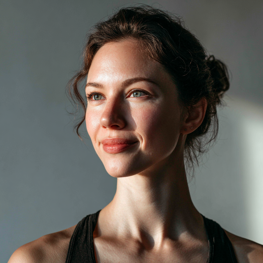 Person meditating